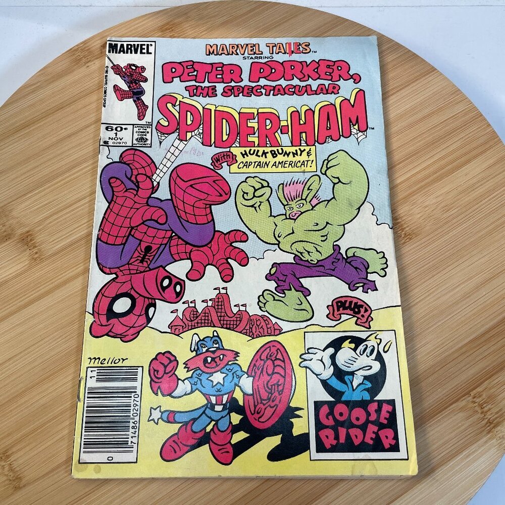 Marvel Peter Porker The Spectacular Spider-Ham #1 Comic Book 1983 Melloy